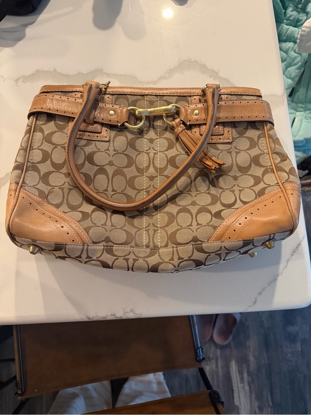 Coach (Vintage 10508) Hamptons Horsebit Handbag